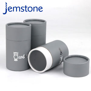 Emballage en tube de papier cylindrique en carton kraft personnalisé pour le stockage du thé en vrac avec des matériaux écologiques de qualité alimentaire - Product Image 1