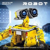 Nouveau Robot télécommandé pelle bloc de construction jouets APP programmation 4 en 1 Robot tige ensemble de briques de construction pour les enfants