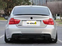 Kit bodi BMW 3 Series E90 pra-upgrade, Gril rok samping bumper mobil gaya m-tech kemudian harga diskon
