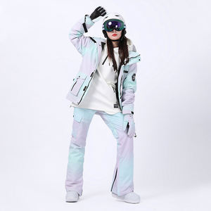 Ensemble de Ski de Snowboard, costume d'hiver en plein air, Costumes de neige coupe-vent pour femmes, combinaison de Ski de <span class=keywords><strong>montagne</strong></span> imperméable, <span class=keywords><strong>veste</strong></span> de neige pour femmes, nouvelle collection 2022 - Product Image 1