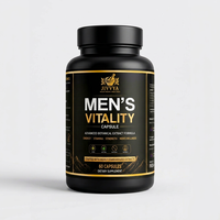 Capsules à base de plantes pour la vitalité masculine, vente en gros, OEM, étiquette privée, emballage personnalisé