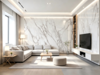 Panneaux muraux WPC imperméables, résistants à l'humidité et écologiques - Design 3D, style moderne, insonorisés, pour maison, sous-sol, hôtel
