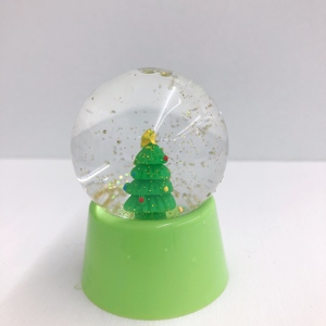 ホット販売カスタムメイド樹脂ガラススノーグローブパーソナライズされたDIYクリスマス飾りと家の装飾 - Product Image 5