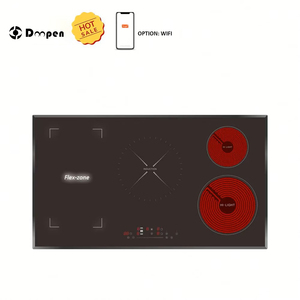 Table de cuisson à induction Doopen 3 brûleurs, panneau en verre, commande tactile, chauffage rapide, cuisinière électrique multifonction pour la maison - Product Image 2
