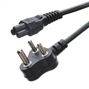 Factory Supplier New Brand Replacement Supply Cord Hifi Waterproof Indian Power Cable For Laptop