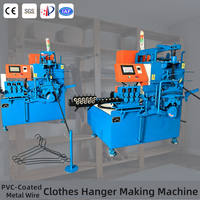 Machine de fabrication de cintres en fil métallique revêtu de PVC multi-spécifications pour la lessive, à vendre