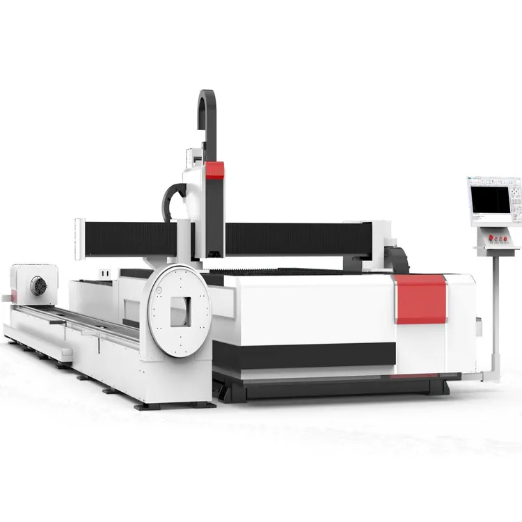Machine de découpe CNC Laser à Fiber 2000w pour découpe de plaques métalliques et de tuyaux