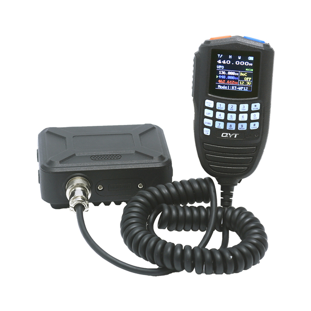 QYT KT-9900 Microphone Display 25W Dual Band Mobile Transceiver Mini Ham Radio Mini Mobile Radio QYT KT-WP12 WP-9900 qyt kt9900