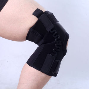 Attelle de genou réglable en néoprène à rotule ouverte, avec ressort et sangle, la plus vendue pour le sport - Product Image 3