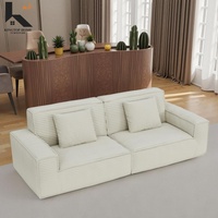 Komprimiertes Zweisitzer-Sofa in Boxverpackung – Großhandel für moderne Wohnzimmermöbel-Sets, umwandelbares Schlafsofa für Einkaufszentren, Villen und Schulen