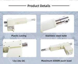 מעלית טלוויזיה JS35B מפעיל ליניארי 24v 6000n dc מנוע ליניארי 6000N מפעיל ליניארי 12v מפעיל ליניארי חזק - Product Image 2