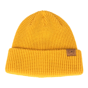 <strong>Custom</strong> High Quality Unisex Recycled Polyester Waffle <strong>Plain</strong> Dyed Knitted Winter Hat Fisherman Waffle Knit <strong>Beanie</strong> - Product Image 6