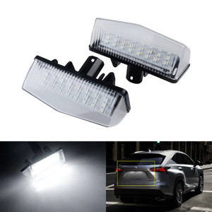 Luz LED para matrícula 8127053011 Pz060, luz blanca, carcasa transparente para Toyota Prius, Crown, Previa, Lexus CT200, Noah - Product Image 2