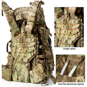 Artex 100L Camping Hiking Outdoor Waterproof Large Rucksack Tactico Mochila Tactical <b>Backpack</b> with <b>Hydration</b> <b>Backpack</b> - Product Image 5