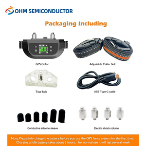 HWWSEC GPS Wireless <strong>Dog</strong> Fence <strong>Electric</strong> Pet Containment System 6560 Feet Portable Border Training <strong>Collar</strong> for Large and Medium <strong>Dog</strong> - Product Image 4