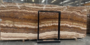 Ónix de Jade Negro Natural del <span class=keywords><strong>Mar</strong></span> Negro, Ónix Marrón de Lujo en Capas para Paredes Retroiluminadas y Encimeras - Product Image 2