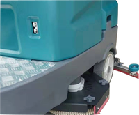 Máquina Fregadora de Pisos Eléctrica Comercial de Gran Capacidad, Equipo de Limpieza Industrial para Lavado de Pisos