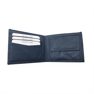 Original Genuine Leather Star Pattern Fashion Embroidery Letter Men's Open Waterproof Short Credit Card Pocket Purse Dark <b>Brown</b> - Product Image 4