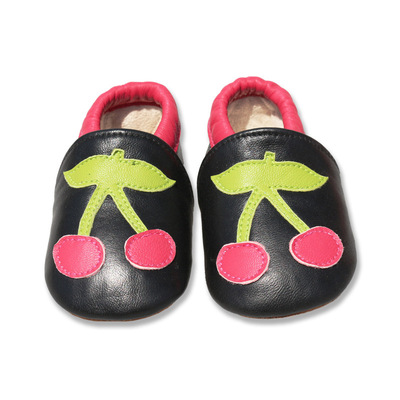 2022 New Real Leather Hot Selling Soft And Flat Sole Slip-on First Walkers Baby Kids Slippers Toddler Boys Girls Shoes