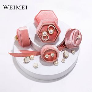 Leather Jewelry <b>Ring</b> Box with Wood Gift Box for Birthday Wholesale <b>Watch</b> - Product Image 4
