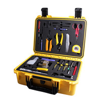 MT-8454 N en 1 Kit d'outils FTTH, Dénudeur de câble FC-6S, Mètre de puissance optique, VFL, Coupe-fibre optique, Kits d'outils de fibre optique FTTH
