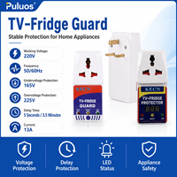 Protecteur de tension pour réfrigérateur et téléviseur, prise 220V, protection contre les surtensions et les sous-tensions