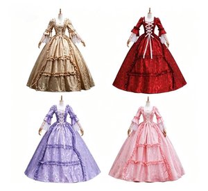Elegante Vestido de Noche Victoriano Estilo Lolita Medieval para Fiesta de Disfraces Europea, Vestido de Teatro para Espectáculos - Product Image 1