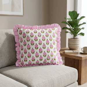 Pure Cotton Ruffles Pillows & Cushions Vintage Modern Luxury <b>Throw</b> Pillow Case Home Decor Pillow Covers Cushion Covers - Product Image 3