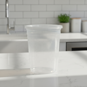 Recipientes Desechables para Alimentos HACAMY Premium de Polipropileno con Tapas Herméticas, Aptos para Microondas, Vasos de Plástico Transparente para Preparación de Comidas - Product Image 1