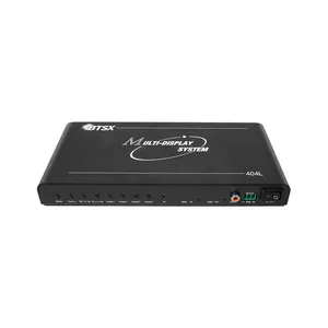 4 HDMI Input 4 Output HDMI 3840*2160 @ 30Hz dengan Pengontrol Dinding Video SPDIF 2X2 Mutiviewer Splicing Switcher