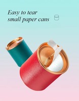 Wholesale Tube Packaging Box Small Mini Paper Cylinder Dia Chocolate Pizza Gift Box Canister Packaging for Tea Food 48*40mm/55mm