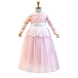 Nuevos Productos, Hermosos Vestidos de Fiesta Elegantes y Exclusivos para Niñas, Vestidos de Noche con Flores para Niñas Pequeñas, Compra Directa de China - Product Image 1