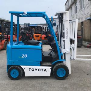 Chariot élévateur électrique d'occasion à bas prix, importé du Japon, 6M, 2t, mini, avec batterie lithium-ion, transmission 4x4, à vendre - Product Image 2