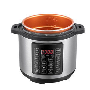 سوق الولايات المتحدة الأمريكية موديل ساخن 5/6QT متعدد الوظائف كهربائي فضي صلب مقاوم للصدأ الإسكان أدوات طهي بطيئة - Product Image 3