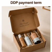 Boîte d'expédition en carton ondulé personnalisée, papier kraft de luxe pour l'expédition de vêtements, boîtes personnalisées avec logo pour l'emballage de cosmétiques, pour l'expédition