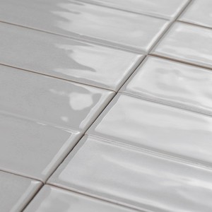 Azulejo Blanco Medina 5 x 30 cm Brillante con Bordes Irregulares - Product Image 6