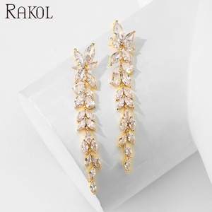 Rakol Ep2605 Groothandel Cz Oorbellen <span class=keywords><strong>2025</strong></span> Nieuwste Ontwerp Zirkonia Oorbellen Feestsieraden Voor Dames Nieuwjaar - Product Image 6