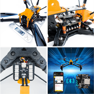 Darwin Quadcopter Racing Drone FPV UAV traversal không người lái xe trên không động cơ FPV Máy bay mini Drone với máy ảnh - Product Image 4