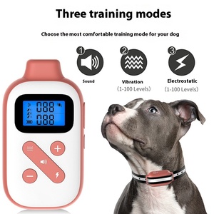 Trong kho kỹ thuật số điều khiển từ xa Dog huấn luyện viên và vỏ cây Stopper cổ áo New nhựa PET đào tạo nguồn cung cấp - Product Image 2