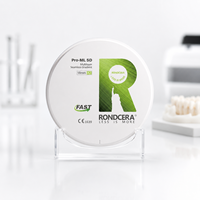Bloc de Zircone Rondcera Pro-ML 5D, Translucidité 42%-49%, Zircone à Transition Dynamique, Matériaux Dentaires Automatisés pour Laboratoire