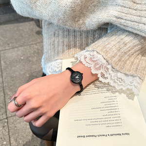 Bracelet <b>Watch</b> New Fashion Minimalist <b>Ladies</b> <b>Watch</b> <b>Black</b> Exquisite Compact Elegant Women's Wristwatch - Product Image 5