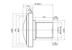Lente <span class=keywords><strong>Ojo</strong></span> <span class=keywords><strong>de</strong></span> <span class=keywords><strong>Pez</strong></span> M12 <span class=keywords><strong>de</strong></span> 12 Megapíxeles 4K, Distancia Focal <span class=keywords><strong>de</strong></span> 1.55mm, Ángulo <span class=keywords><strong>de</strong></span> Visión <span class=keywords><strong>de</strong></span> 195 Grados, DHV, F2.0 <span class=keywords><strong>para</strong></span> Sensor <span class=keywords><strong>Sony</strong></span> <span class=keywords><strong>de</strong></span> 1/2.3, 1/2.5, 1/2.7 - Product Image 2