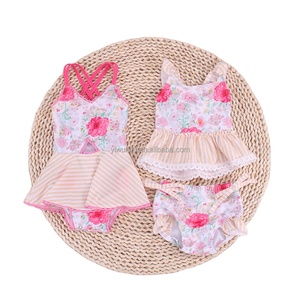 투피스 키즈 걸스 비치웨어 아기 수영복 수영복 여름 수영복 - Product Image 2