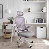 Chaise de bureau ergonomique professionnelle moderne avec accoudoirs réglables et soutien lombaire pour le bureau à domicile et la salle de réunion
