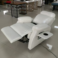 Fauteuil inclinable électrique en cuir PU avec fonction massage, idéal pour salon et home cinéma