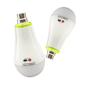 Ampoule LED d'urgence <span class=keywords><strong>20W</strong></span> <span class=keywords><strong>E27</strong></span>/B22 AC/DC avec télécommande, en ABS, rechargeable, pour la maison - Product Image 1