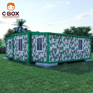 Cbox Casa Contenedor Modular Móvil para Exteriores, de Doble Ala, Expandible, para Oficina, Residencia o Campamento, con Diseño de Camuflaje, Venta al por Mayor - Product Image 2