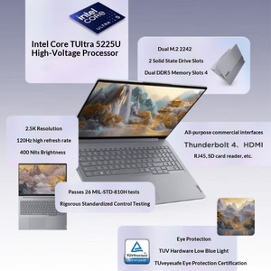 Ordinateur portable ThinkBook 16 en gros, processeur Core Ultra 5 225H, 32 Go de RAM, SSD 1 To, écran 2.5K, Windows 11 Professionnel - Product Image 2