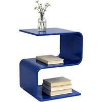 Table d'appoint/bord de lit pliable moderne en acrylique transparent en forme de H pour salon et chambre à coucher