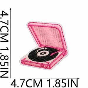 Patch thermocollant brodé rose Saint-Valentin Cœur Amour Ours Gâteau Papillon Boule disco Ballet Mariage pour Filles - Product Image 3